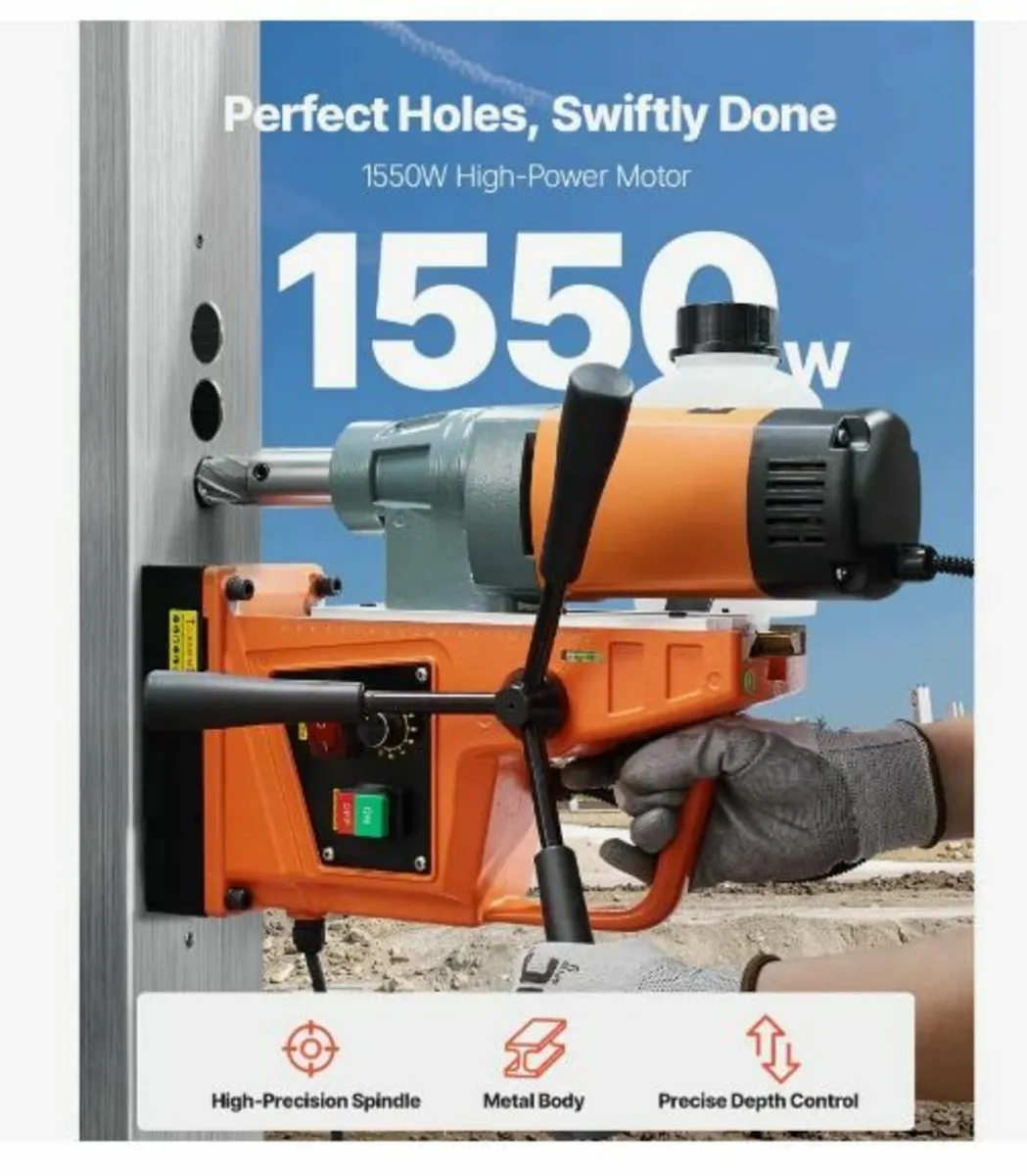 Magnetic Drill, 1550W - Image 4