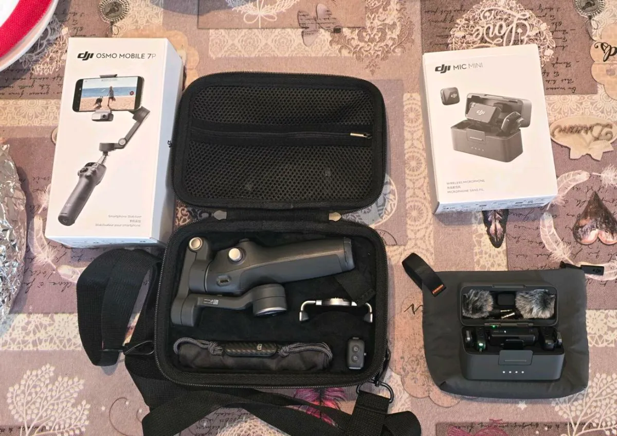 Dji osmo 7pro gimbal and Dji mic mini - Image 1