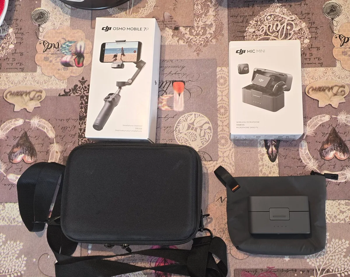 Dji osmo 7pro gimbal and Dji mic mini - Image 2