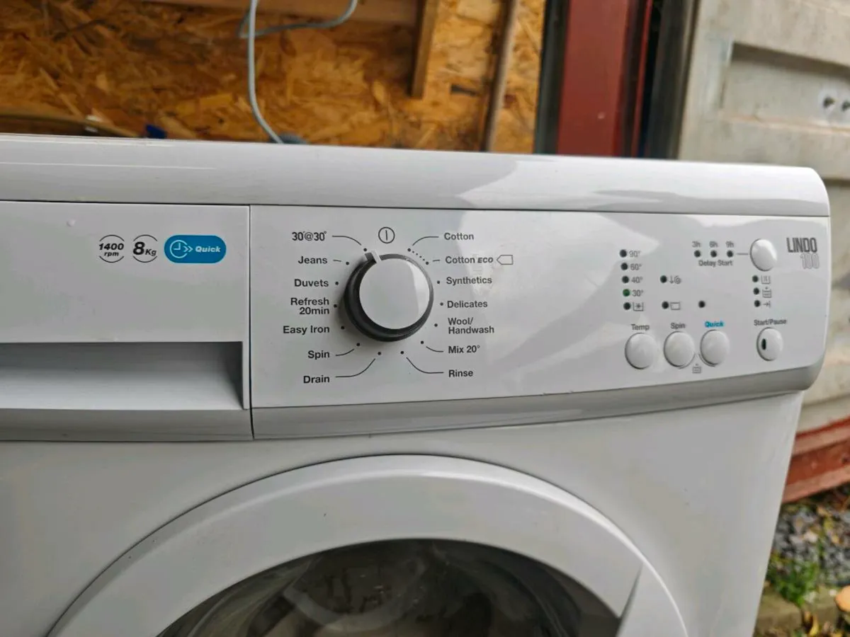 Zanussi lindo 100 washing machine 8 kg - Image 2