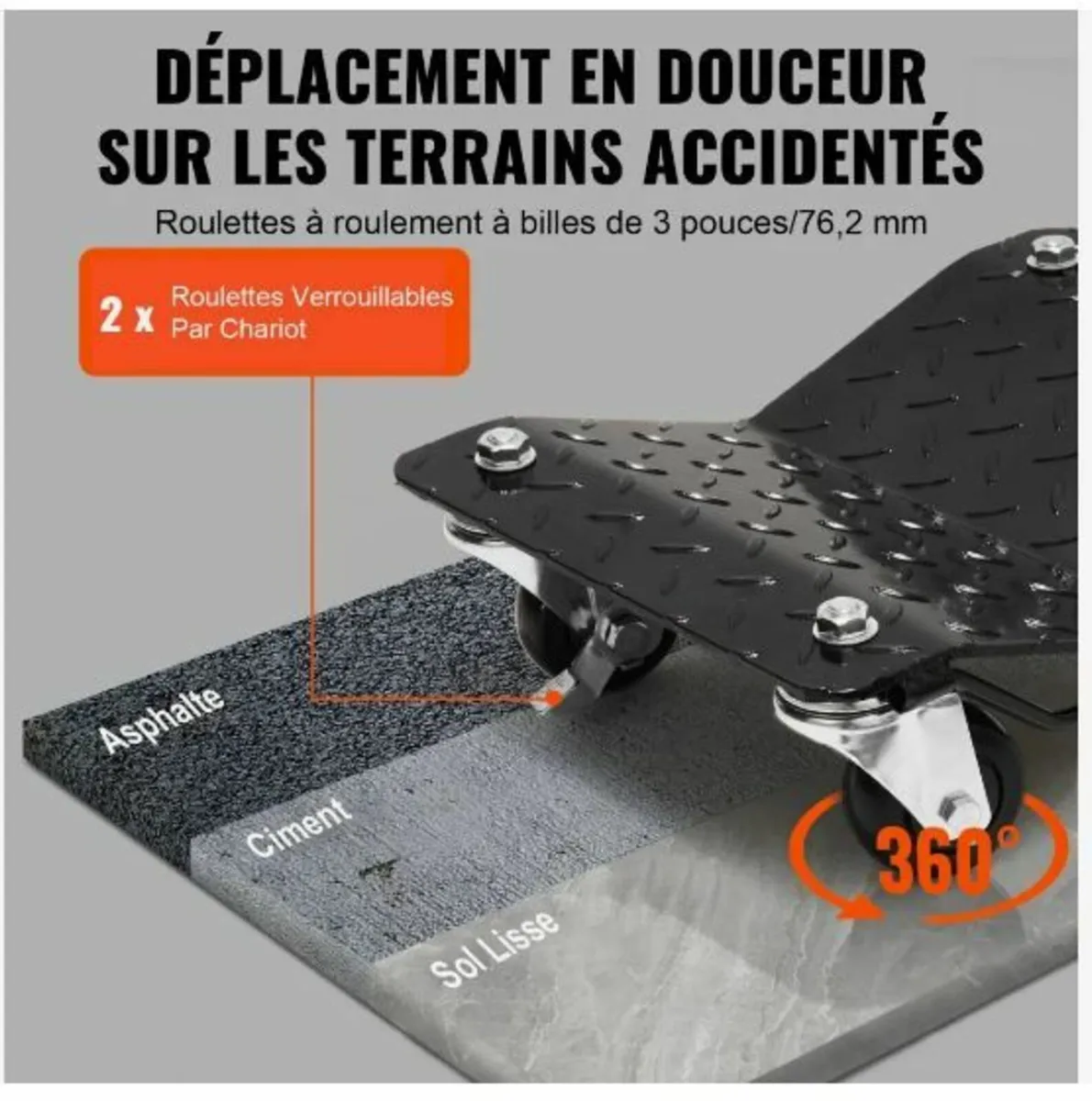 Car Dolly Wheel Tire Dolly 4 PCS - Image 4