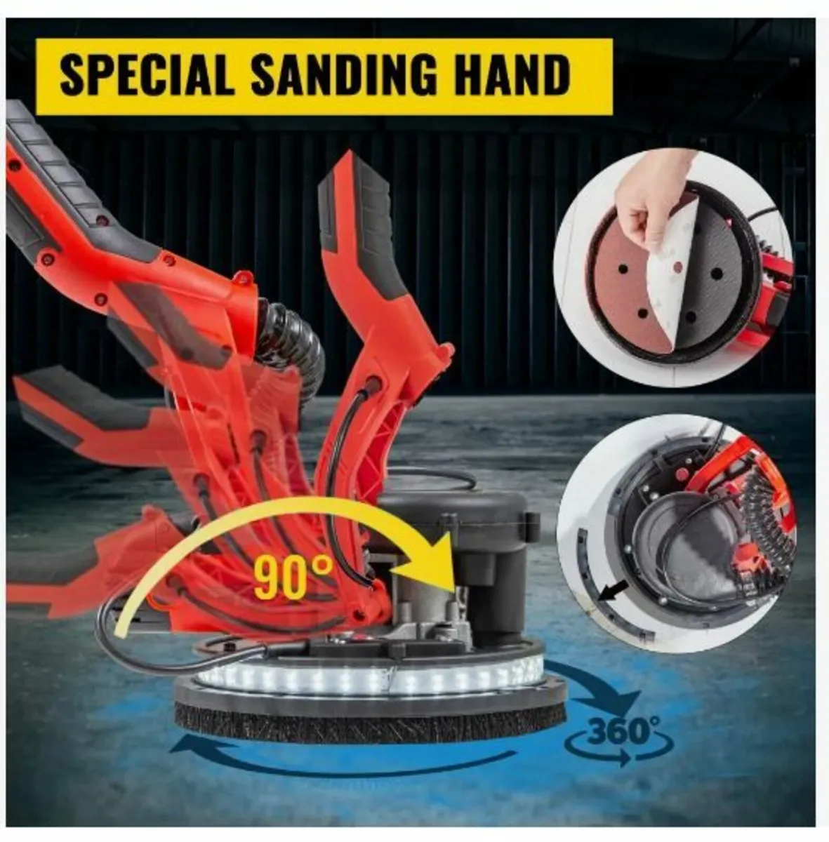 rywall Sander 750W, Electric Drywall Sander - Image 3