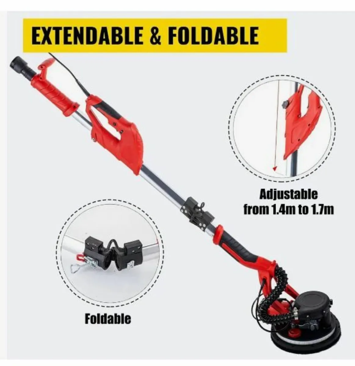 rywall Sander 750W, Electric Drywall Sander - Image 4