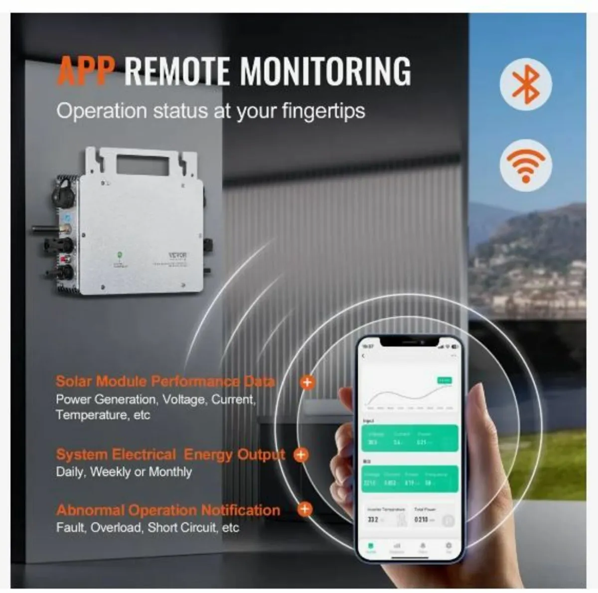 Solar Grid Tie Micro Inverter, 600W - Image 3