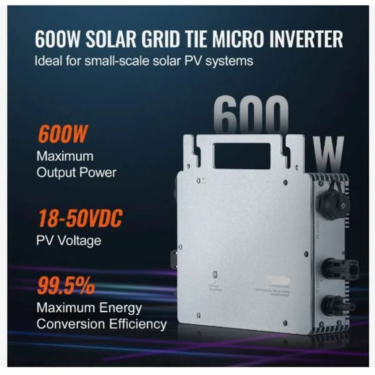 Solar Grid Tie Micro Inverter, 600W - Image 4