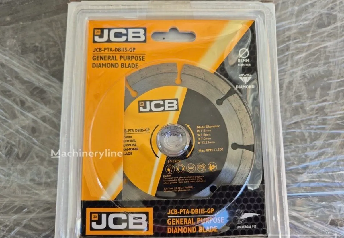 JCB diamond blades 4.5” 115m - Image 1