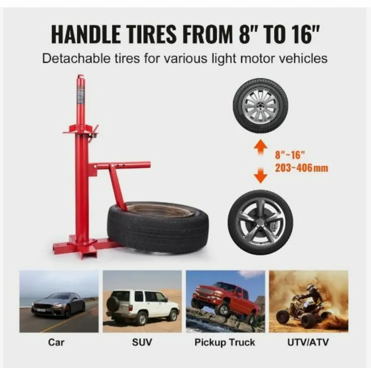 Portable Manual Tire Changer Bead Breaker Tool - Image 4