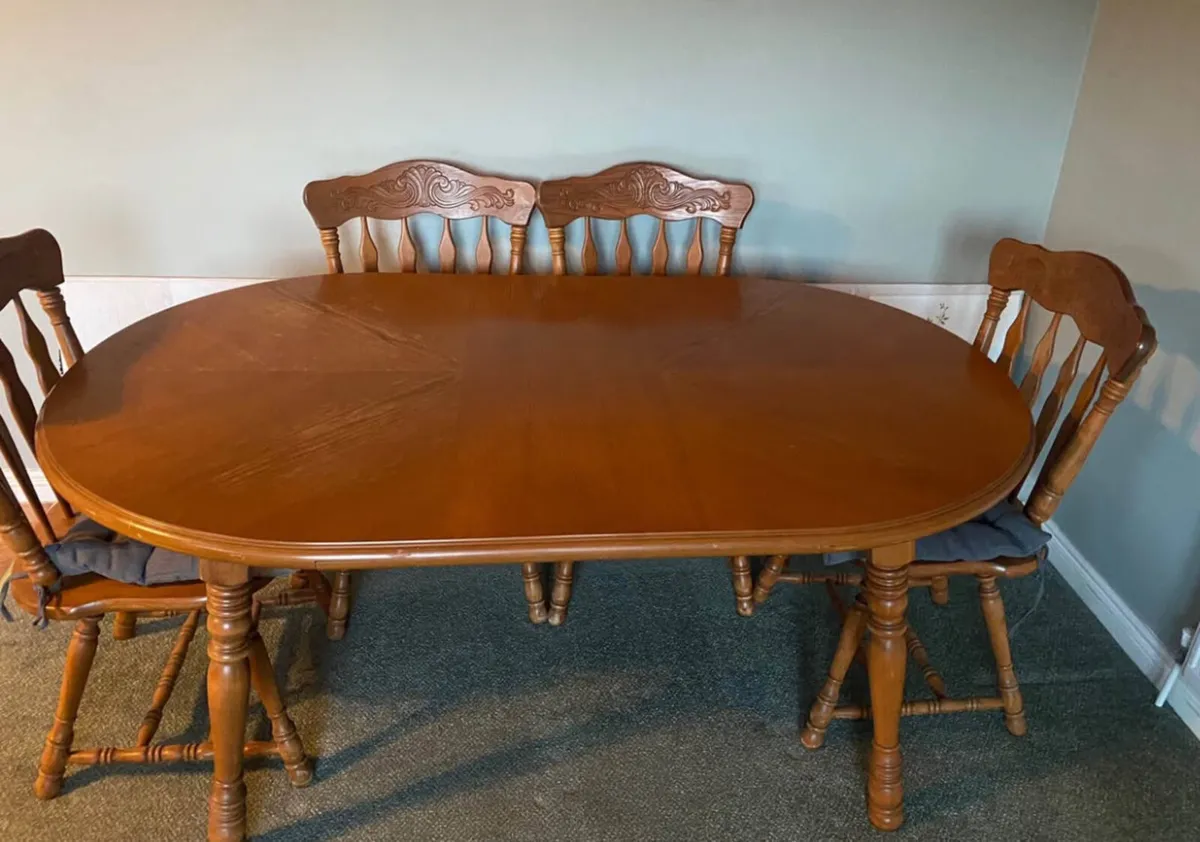 Very Sturdy 5.5 Ft Kitchen Dining Table - Deliver - Image 1