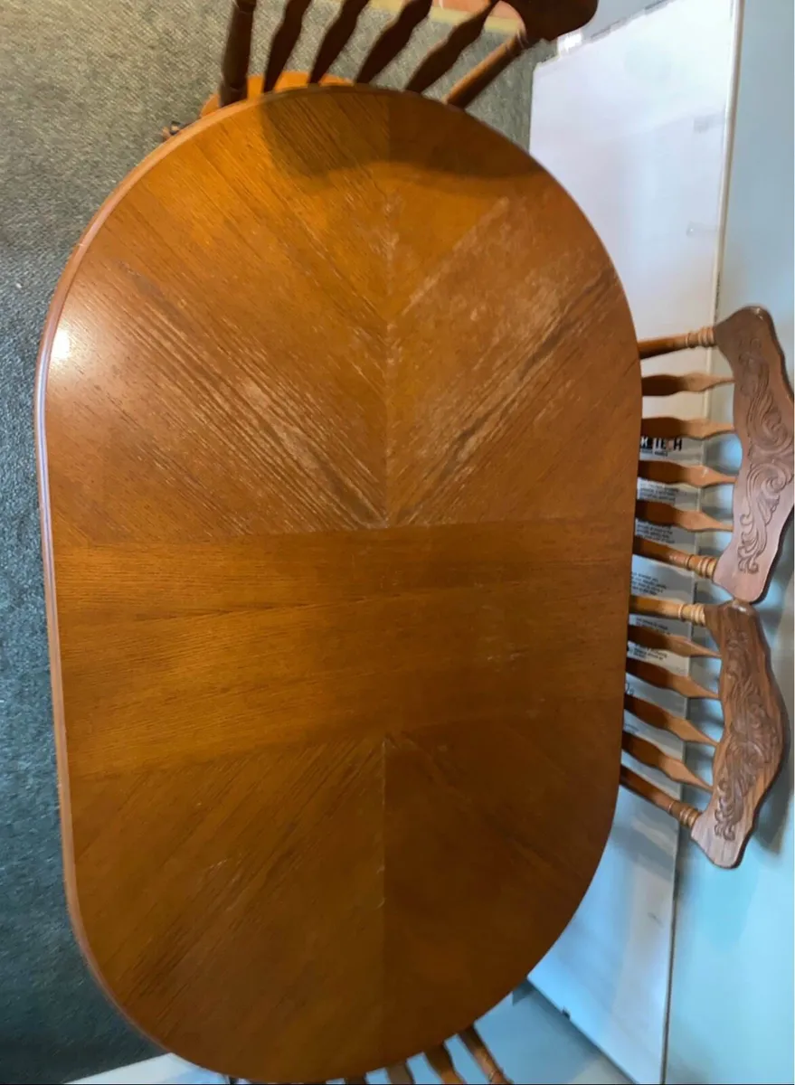 Very Sturdy 5.5 Ft Kitchen Dining Table - Deliver - Image 2