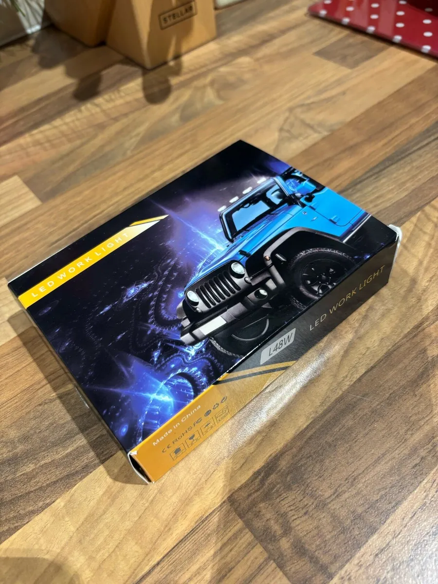 10 x 48w 4” square led work lights 6000k - Image 4