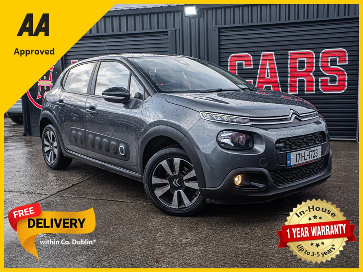 2017 Citroën C3 1.2/FSH/Irish/1yr warranty - Image 1