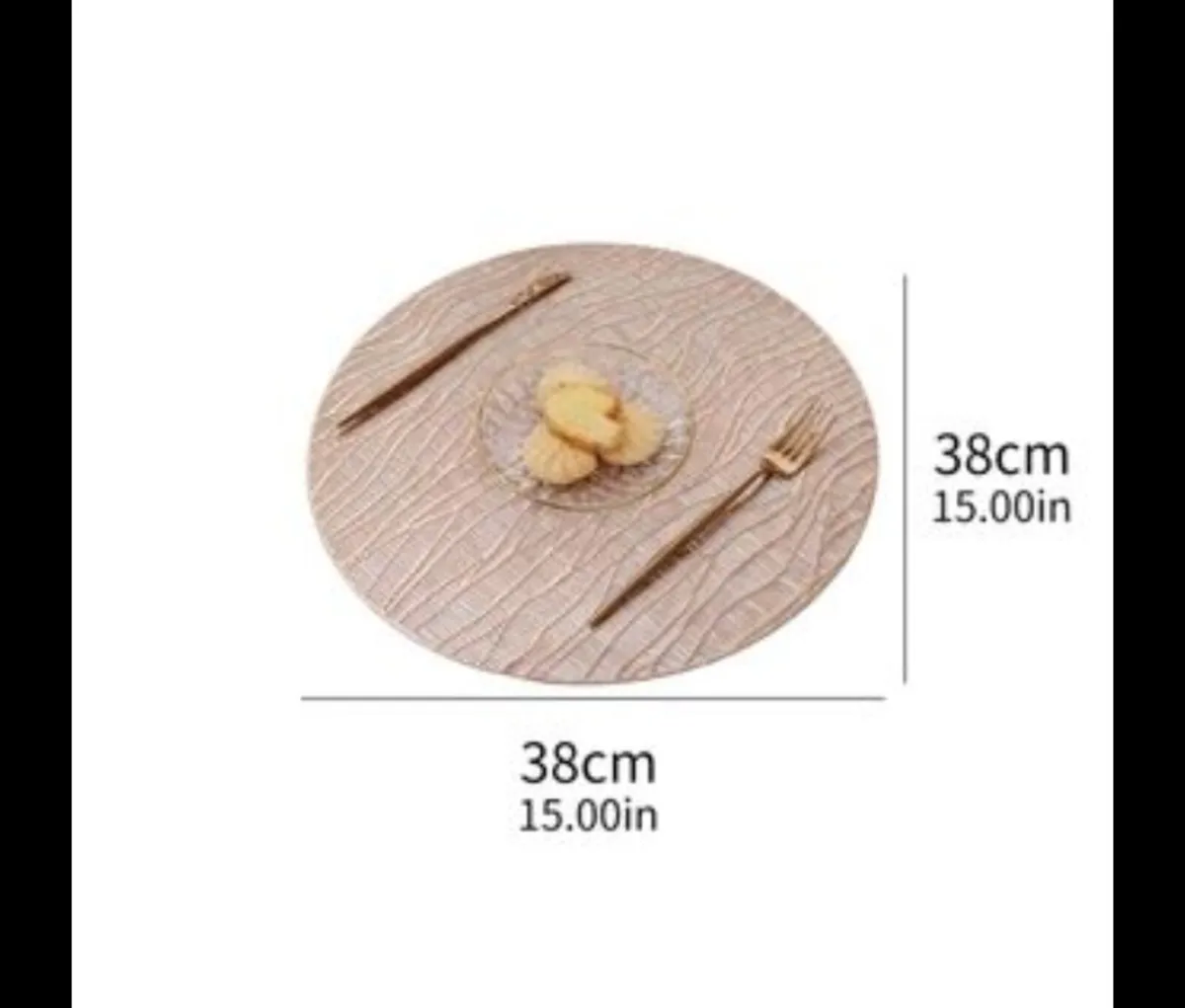 Rose gold table mat new