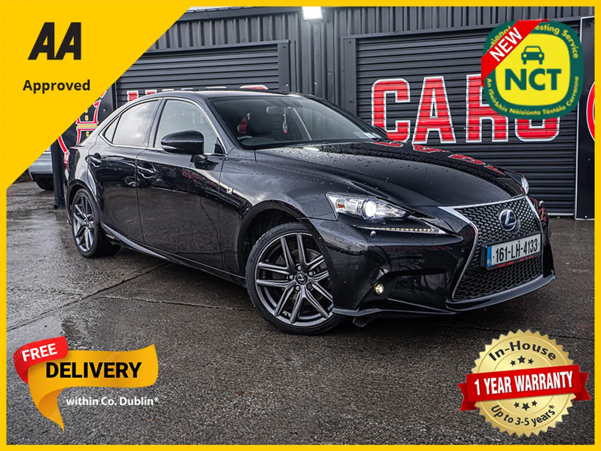 2016 Lexus IS300 F-Sport/High spec/1yr warranty - Image 1