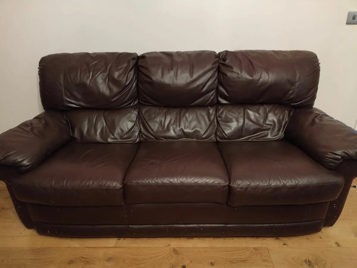 Leather sofa - Image 1