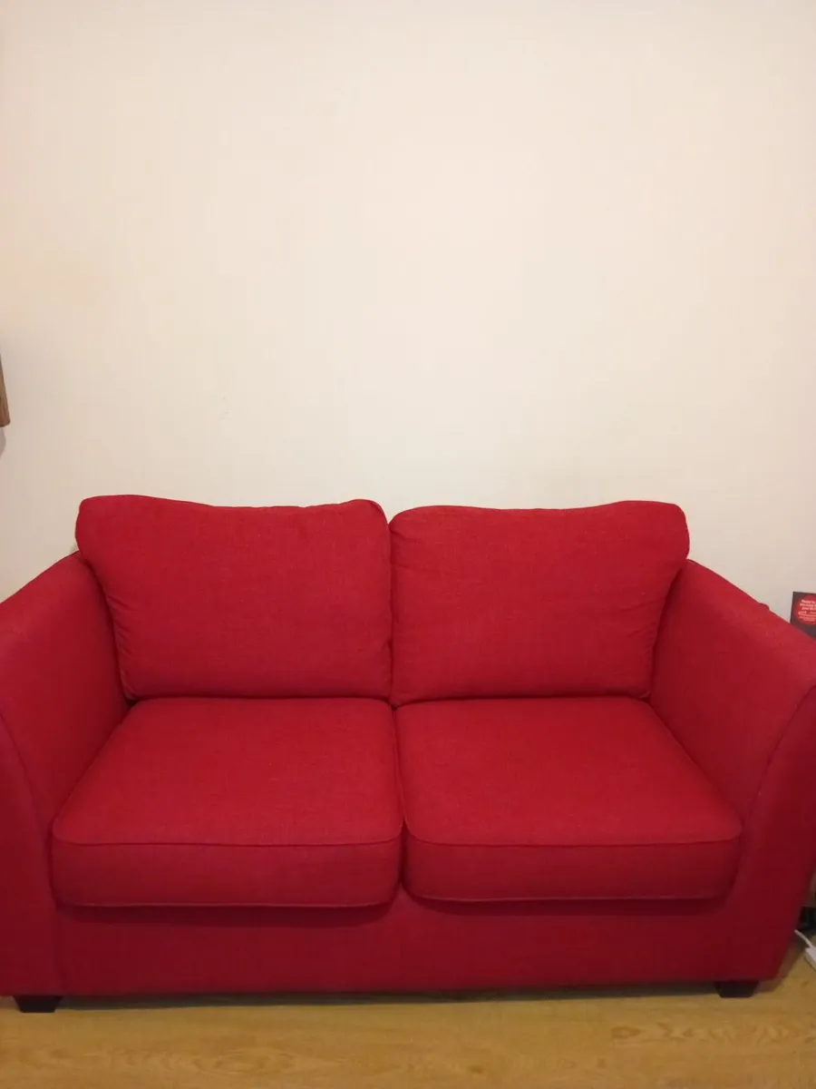2 Seater sofa bed and 2 arm chairs - Image 1