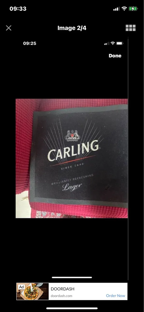Large Carling Bar Runner/ Drip Mat - Image 1