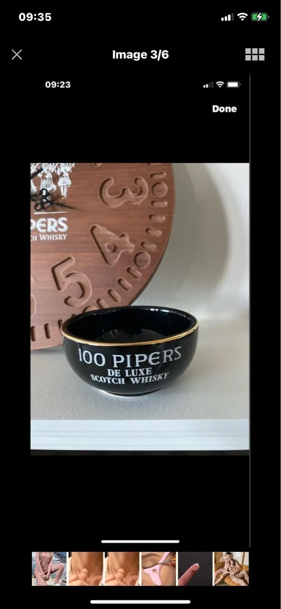 100 Pipers Bar Clock & Dish - Image 3