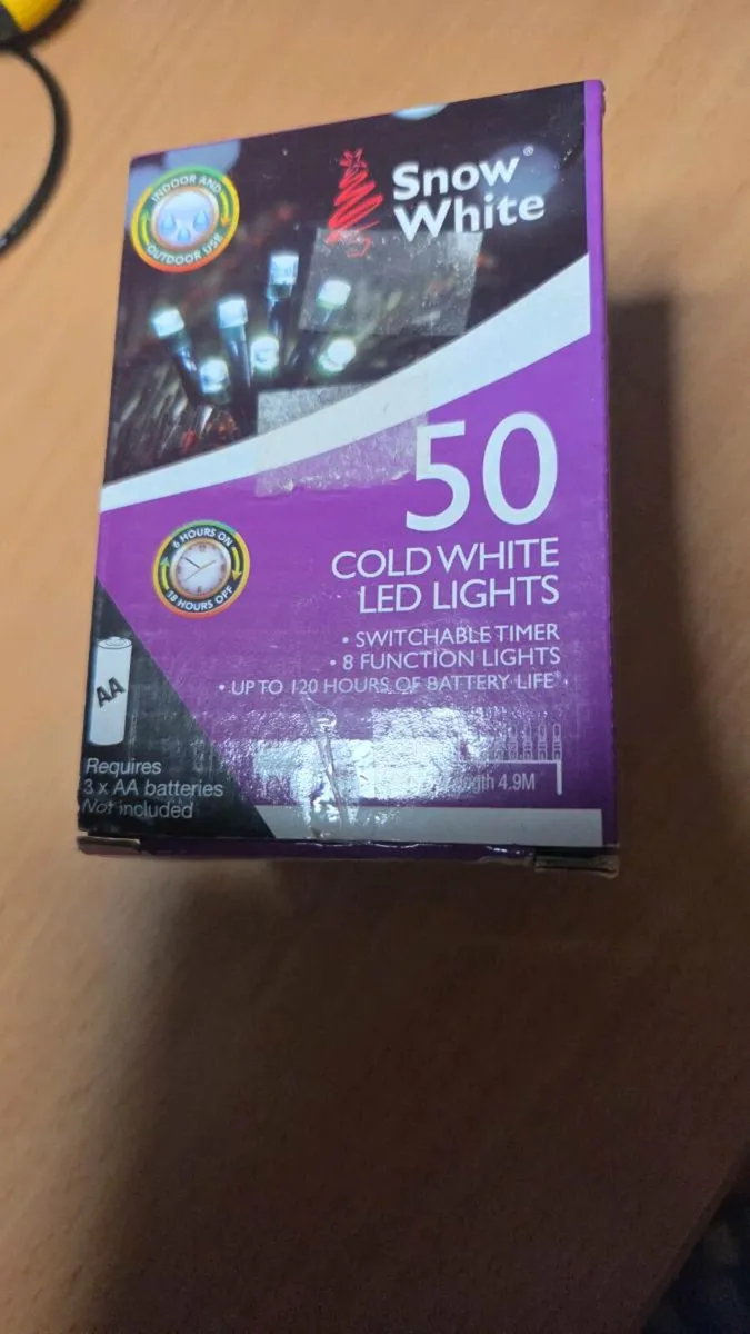 Battery operated Christmas lights indoor and outdo - Image 2