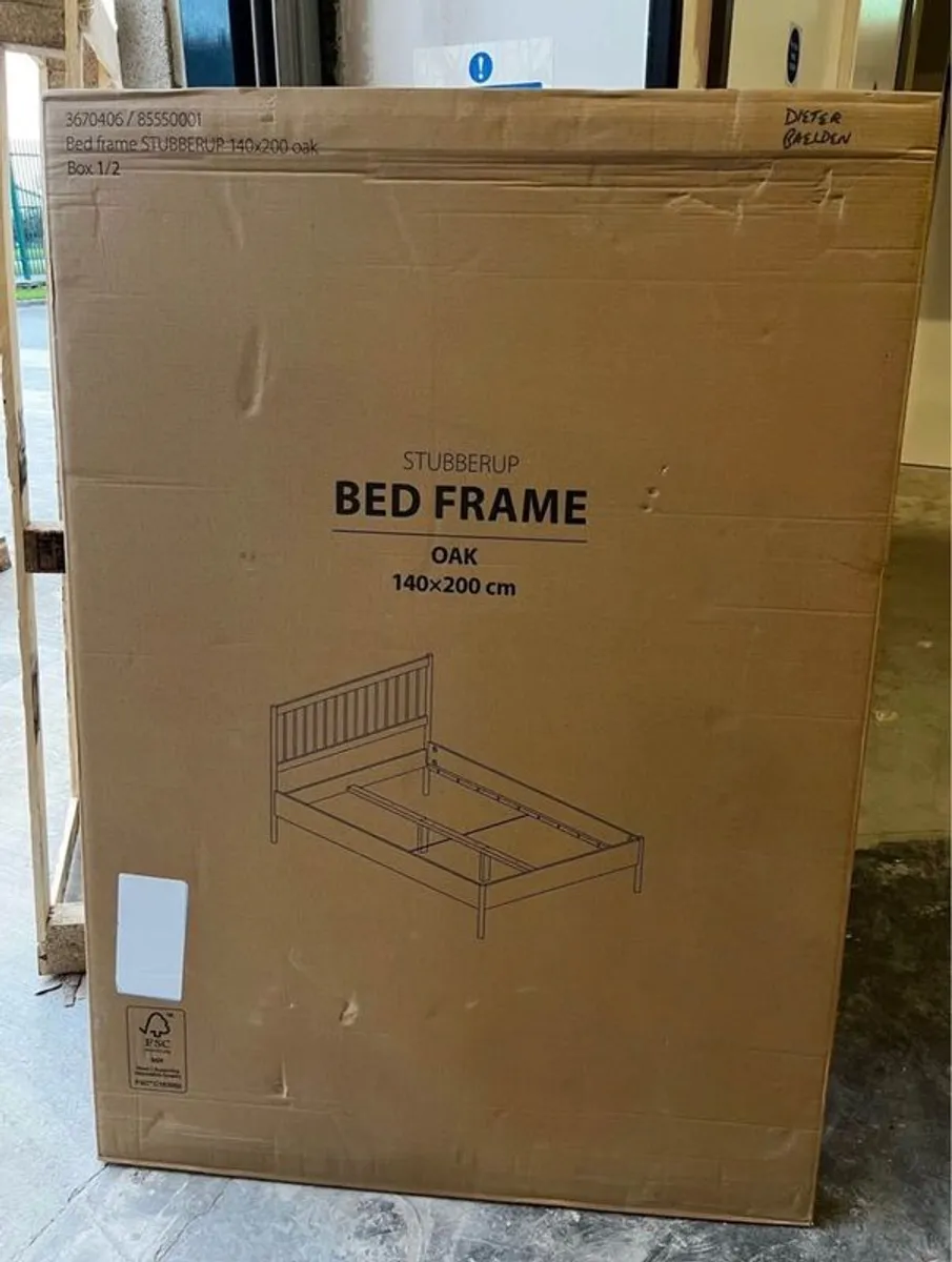 Double bed frame 140 x 200cm - Image 1