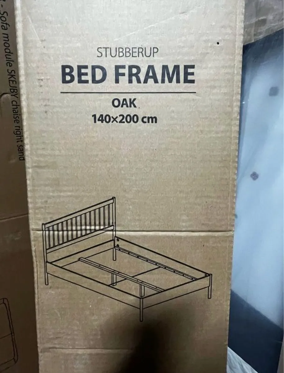 Double bed frame 140 x 200cm - Image 2