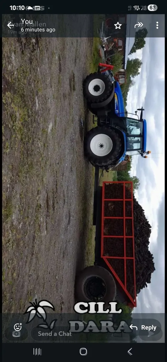 Hitip turf. Peat trailer - Image 1