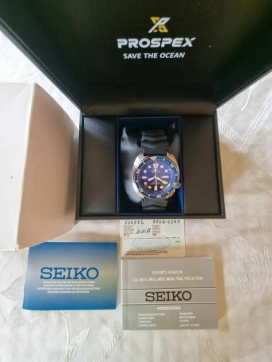 Seiko Prospex Save The Ocean Turtle Scuba Diver - Image 1
