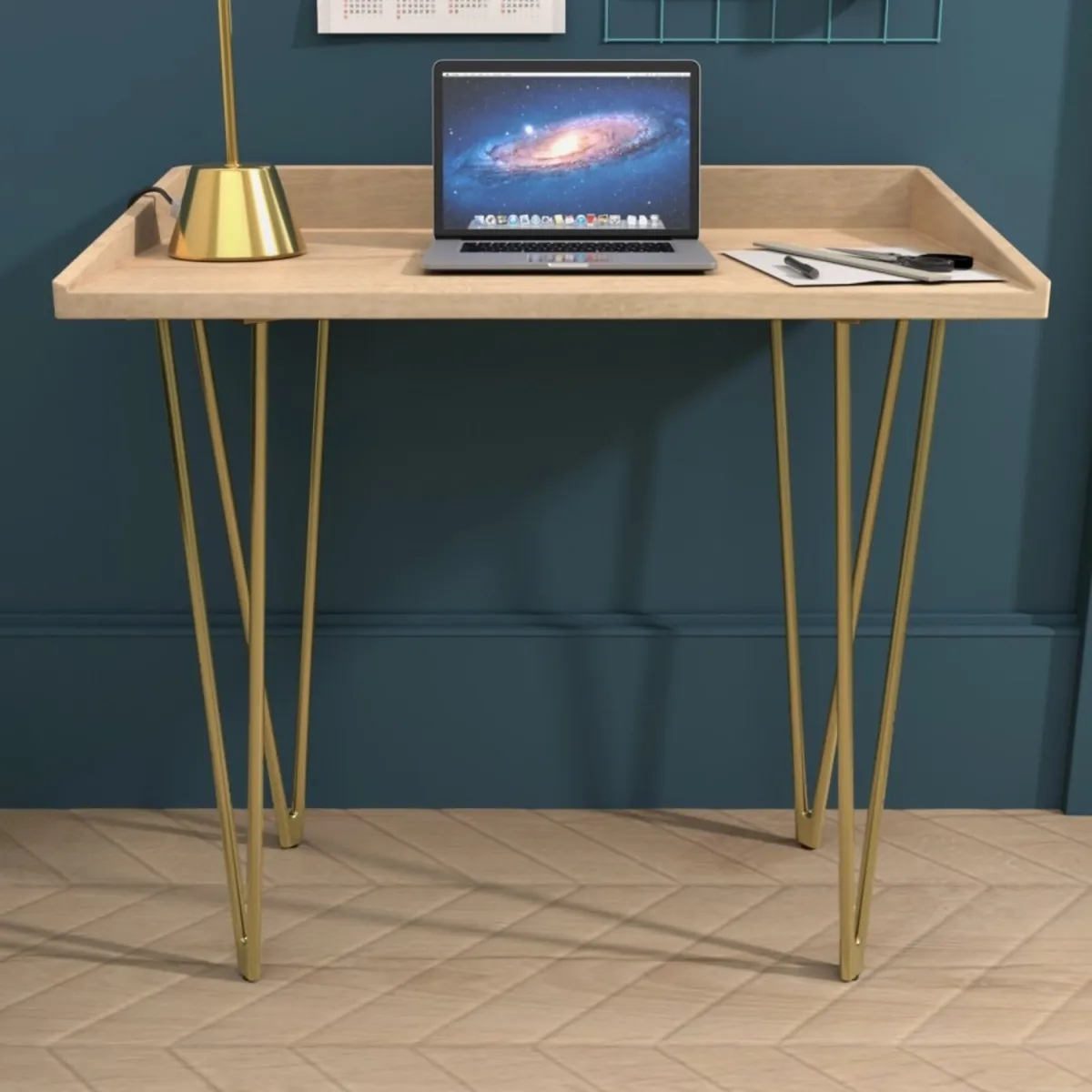 Light Solid Wood Desk - Image 2