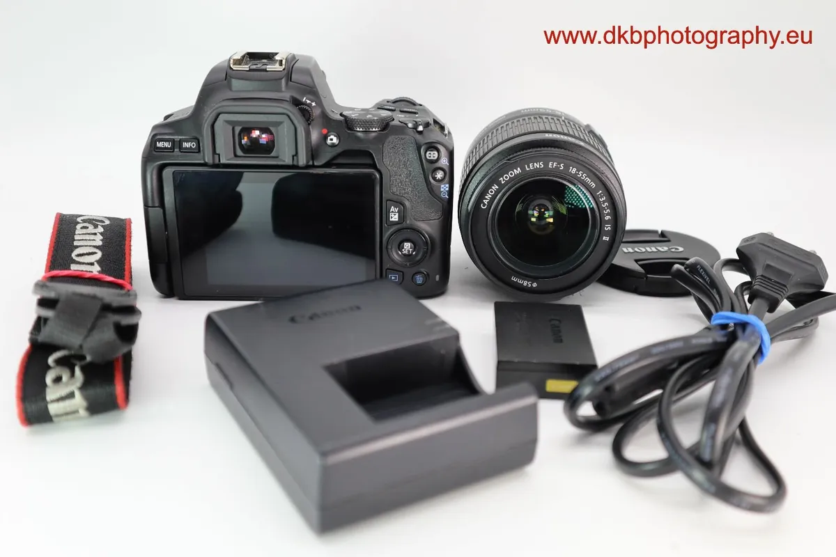 CANON 250D CAMERA & CANON EFs 18-55mm IS II LENS - Image 2