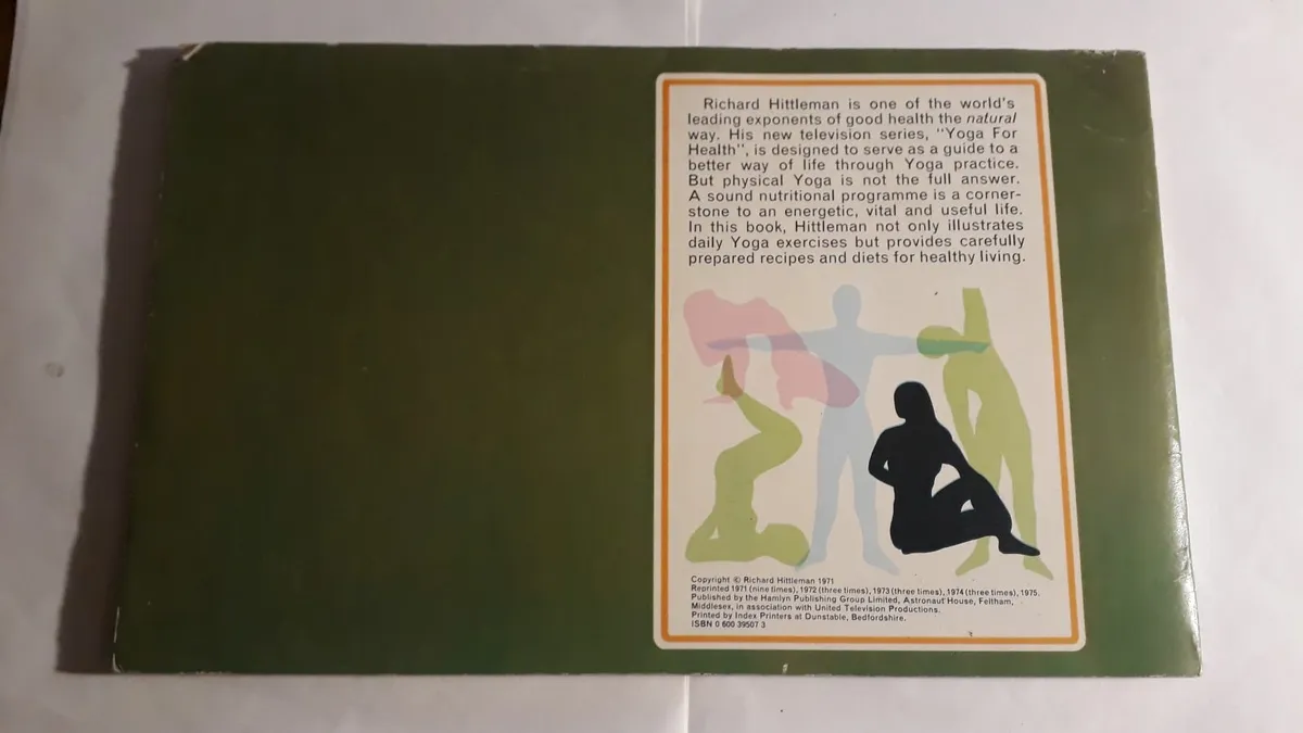 Vintage Richard Hittleman's Yoga For Health - Image 2