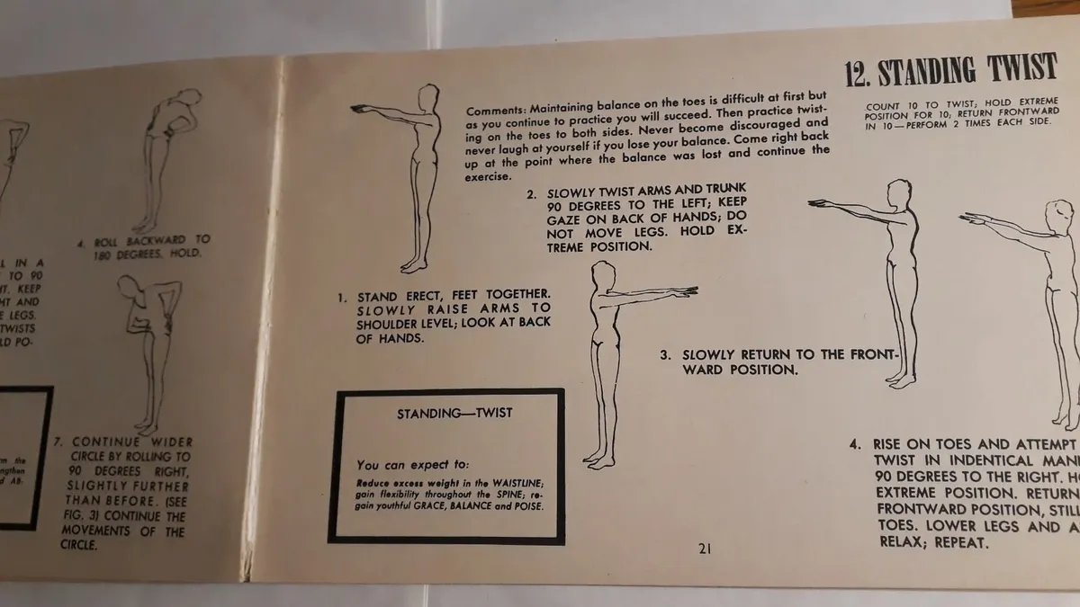 Vintage Richard Hittleman's Yoga For Health - Image 3