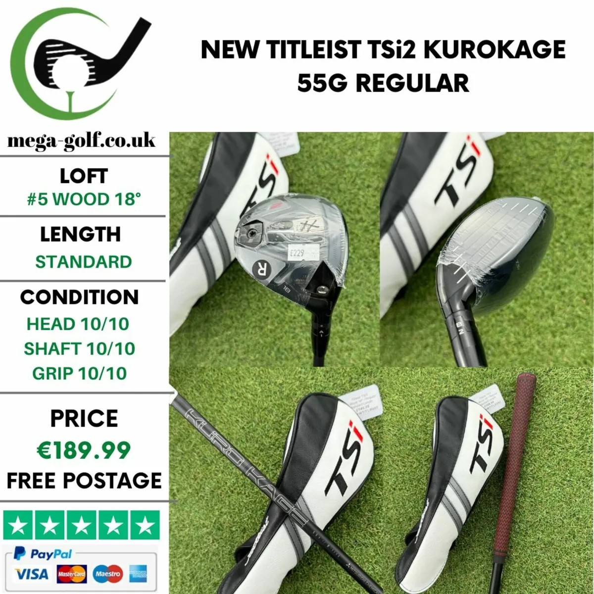 New Titleist TSi2 #5 Wood 18° / Regular - Image 1