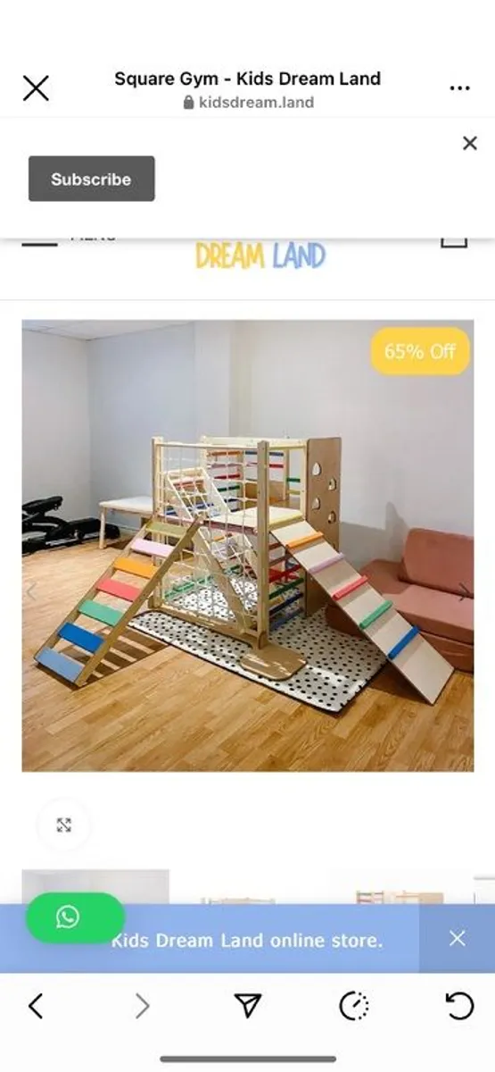 Kids Wood Jungle Gym - Image 1