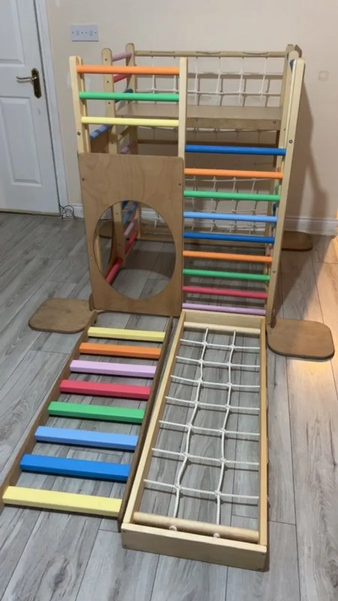 Kids Wood Jungle Gym - Image 3