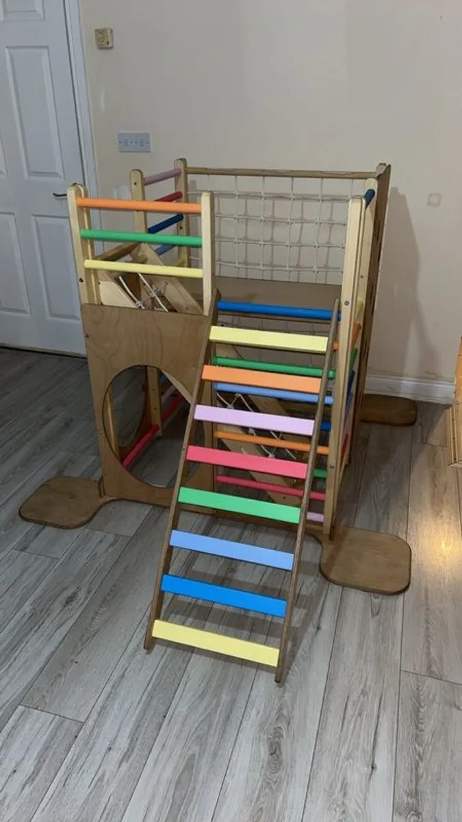 Kids Wood Jungle Gym - Image 4