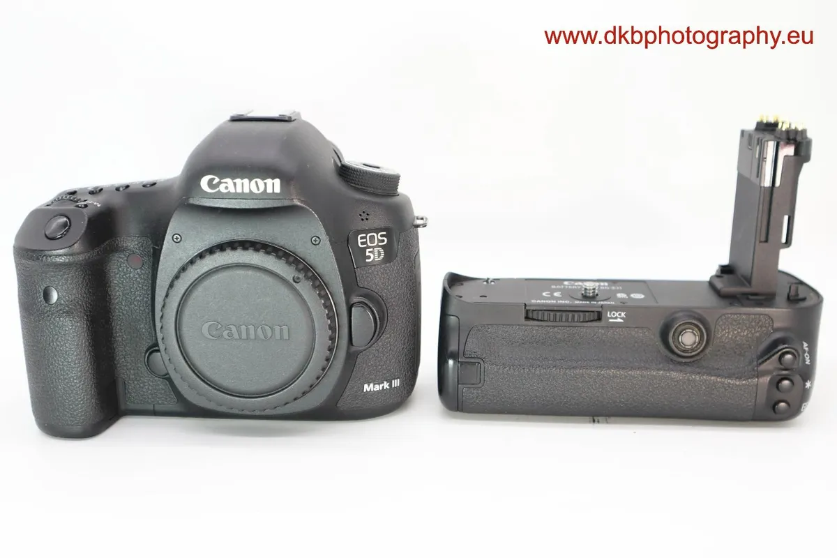 CANON 5D MK 3 DSLR CAMERA & BATTERY GRIP #089 - Image 3