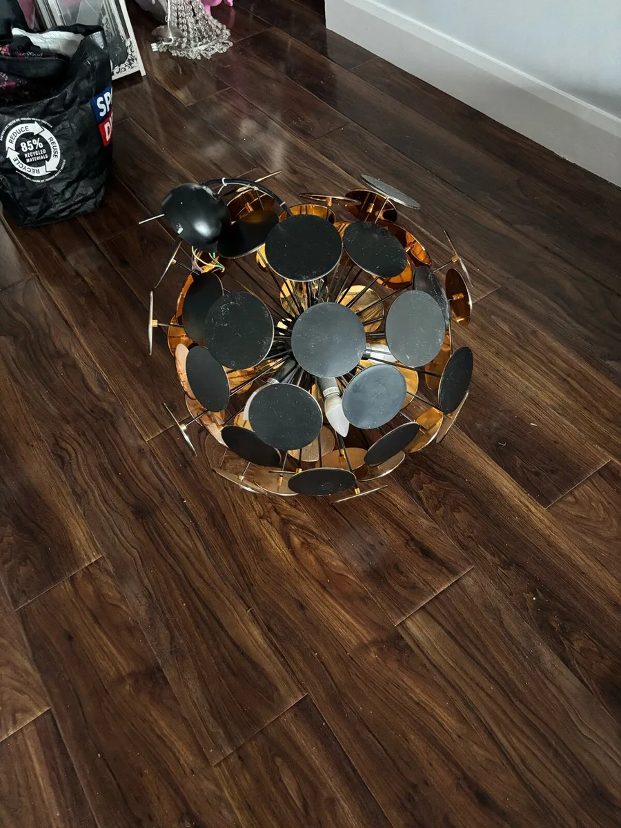 Black ceiling light - Image 1