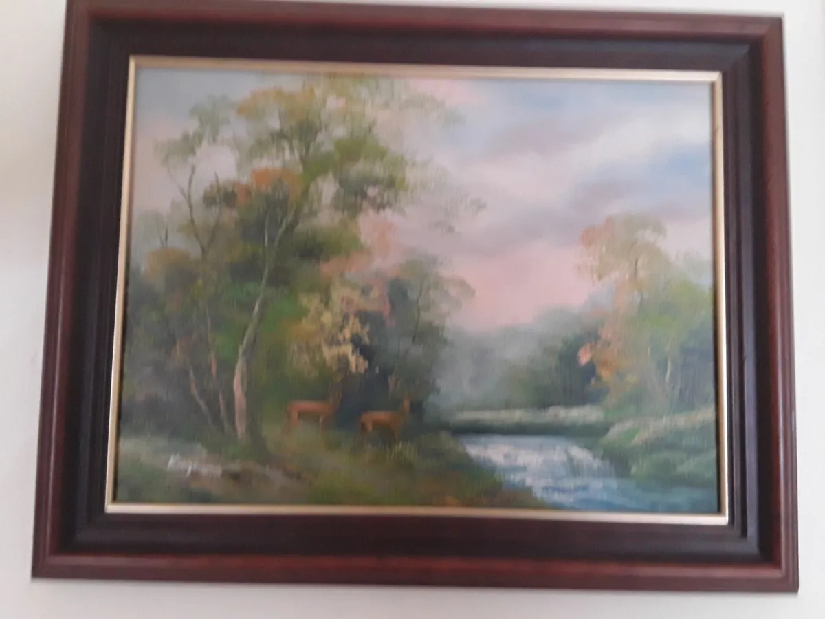 Lovely oil painting good condition - Image 1
