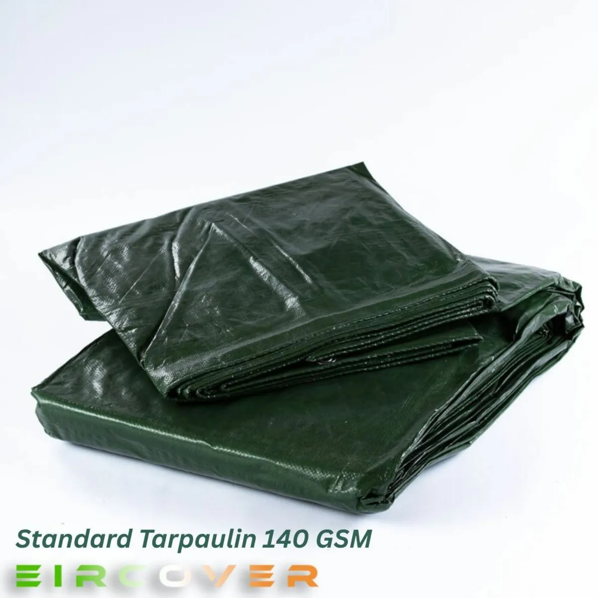 Standard Tarpaulin 2m x 3m (7' -10') 140 gsm green - Image 2