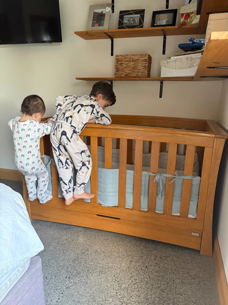 Cot Solid Oak - Image 3