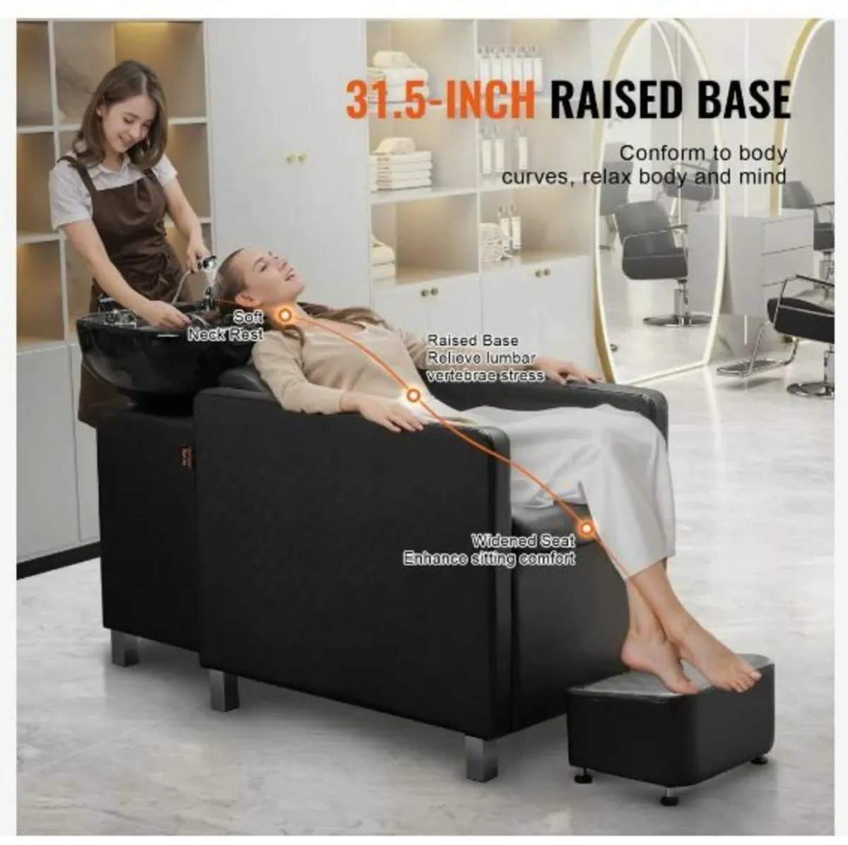 Shampoo Backwash Chair - Image 3