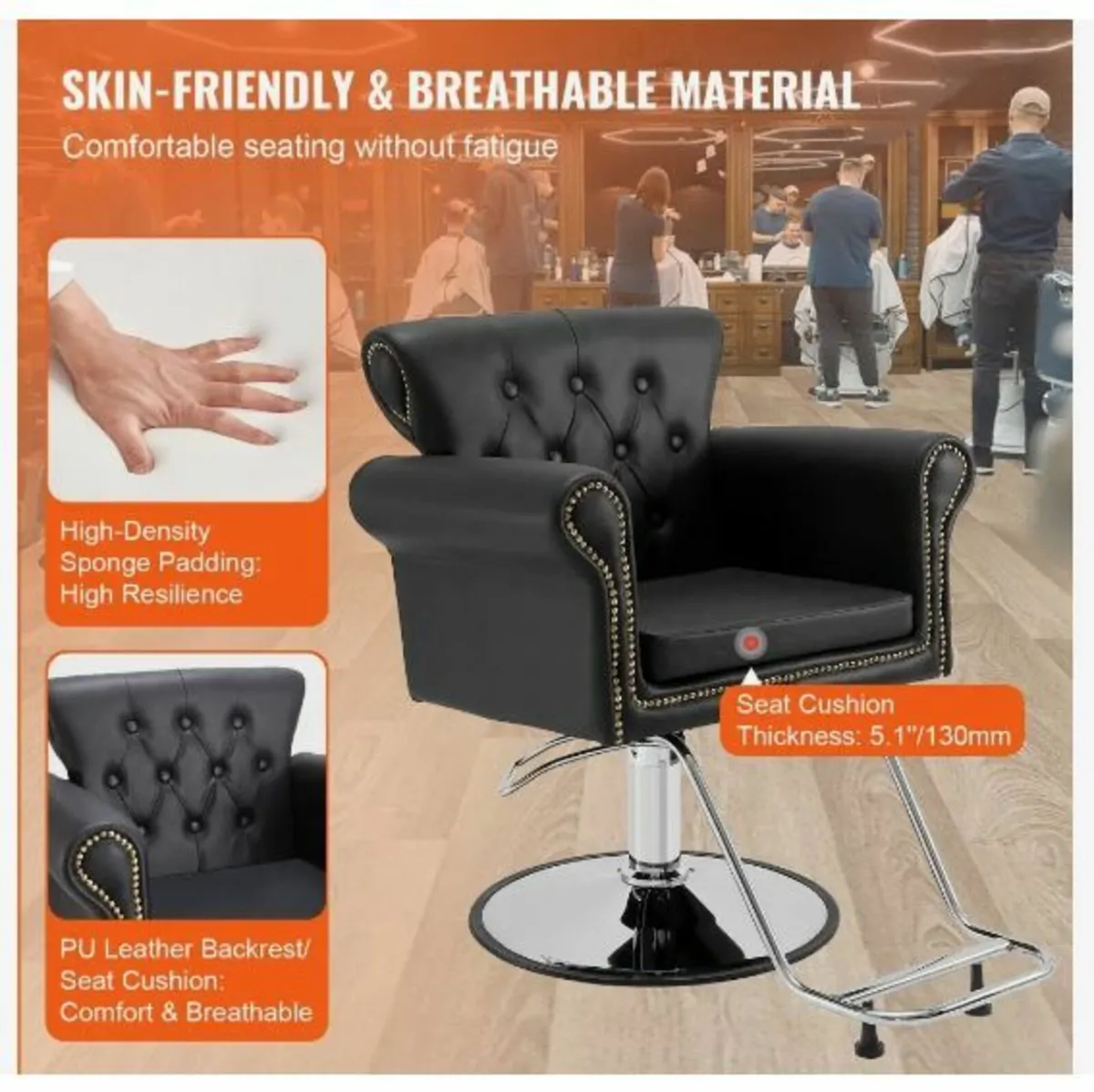 Salon Chair, Barber Chair for Hair Stylist - Image 4