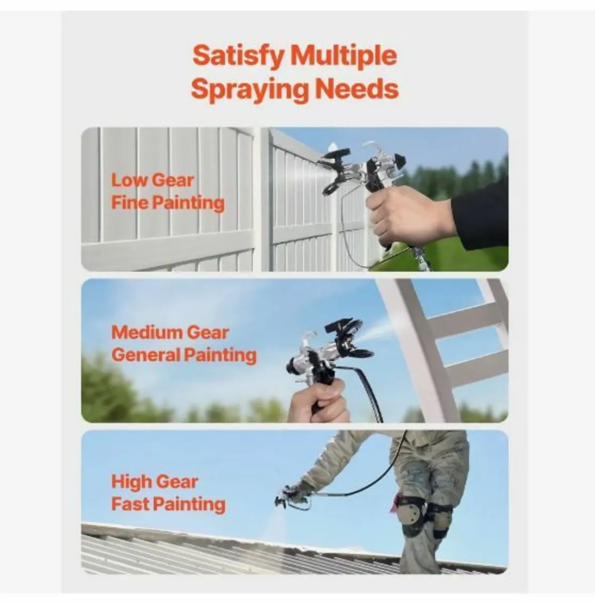 Stand Airless Paint Sprayer, 750W - Image 3