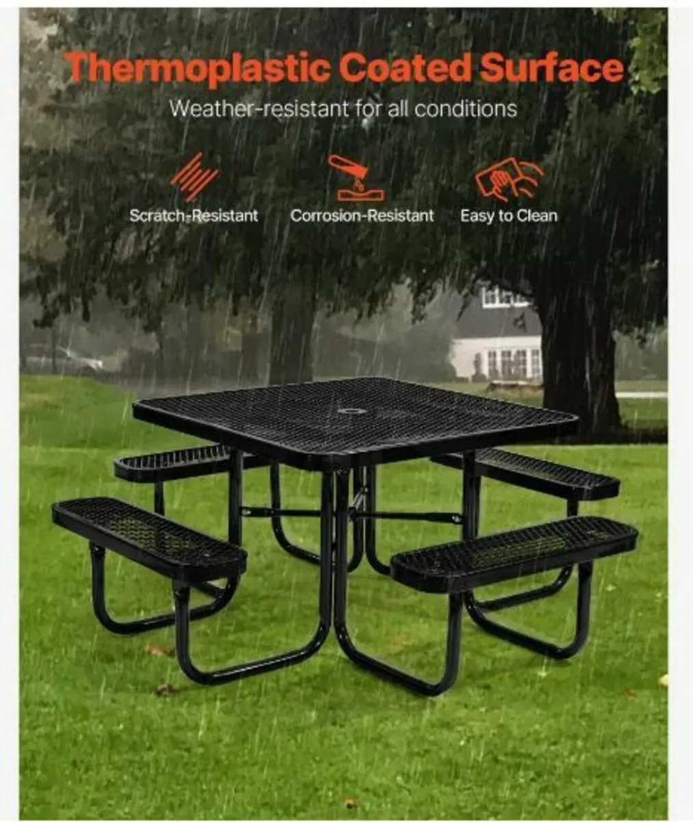 Picnic Table, Outdoor Weather Resistant - Image 4