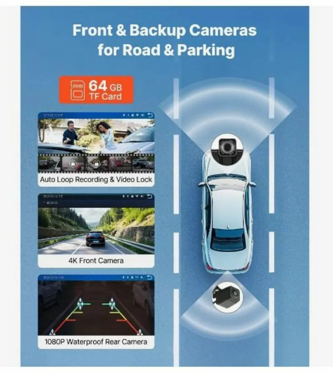 Wireless Car Stereo, 228.6mm - Image 4