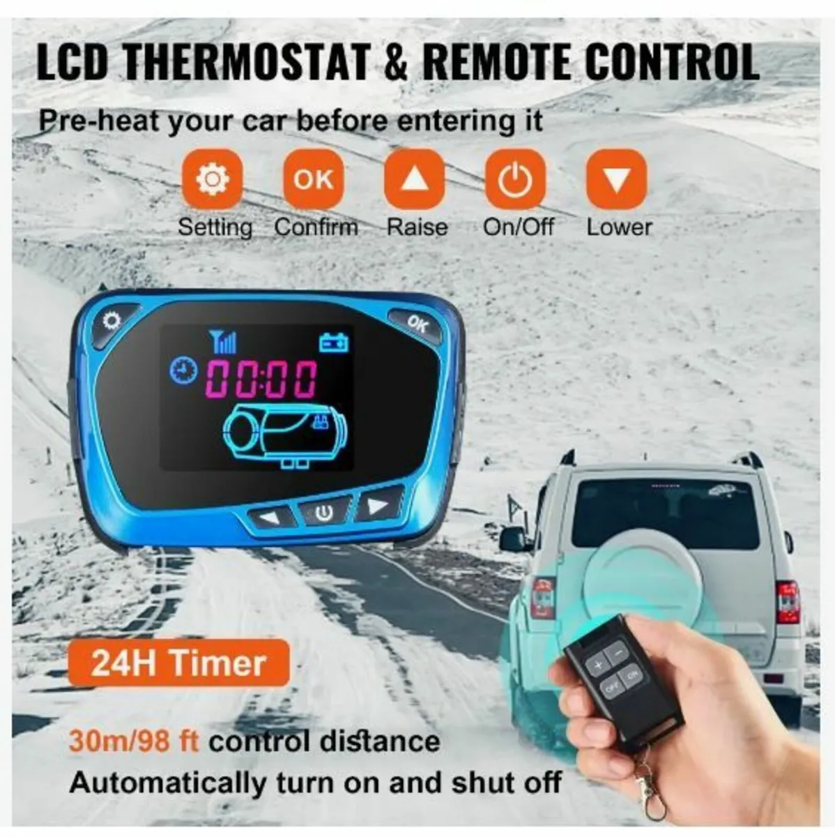 Diesel Air Heater, 8KW Parking Heater - Image 4