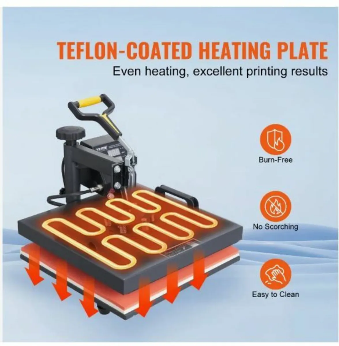 Heat Press Machine, 15x15inch / 38x38cm - Image 2