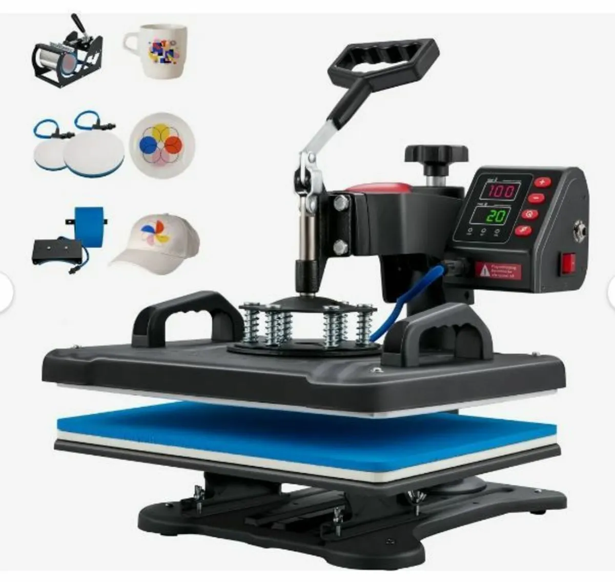 Heat Press, 5 in 1 Heat Press Machine - Image 1