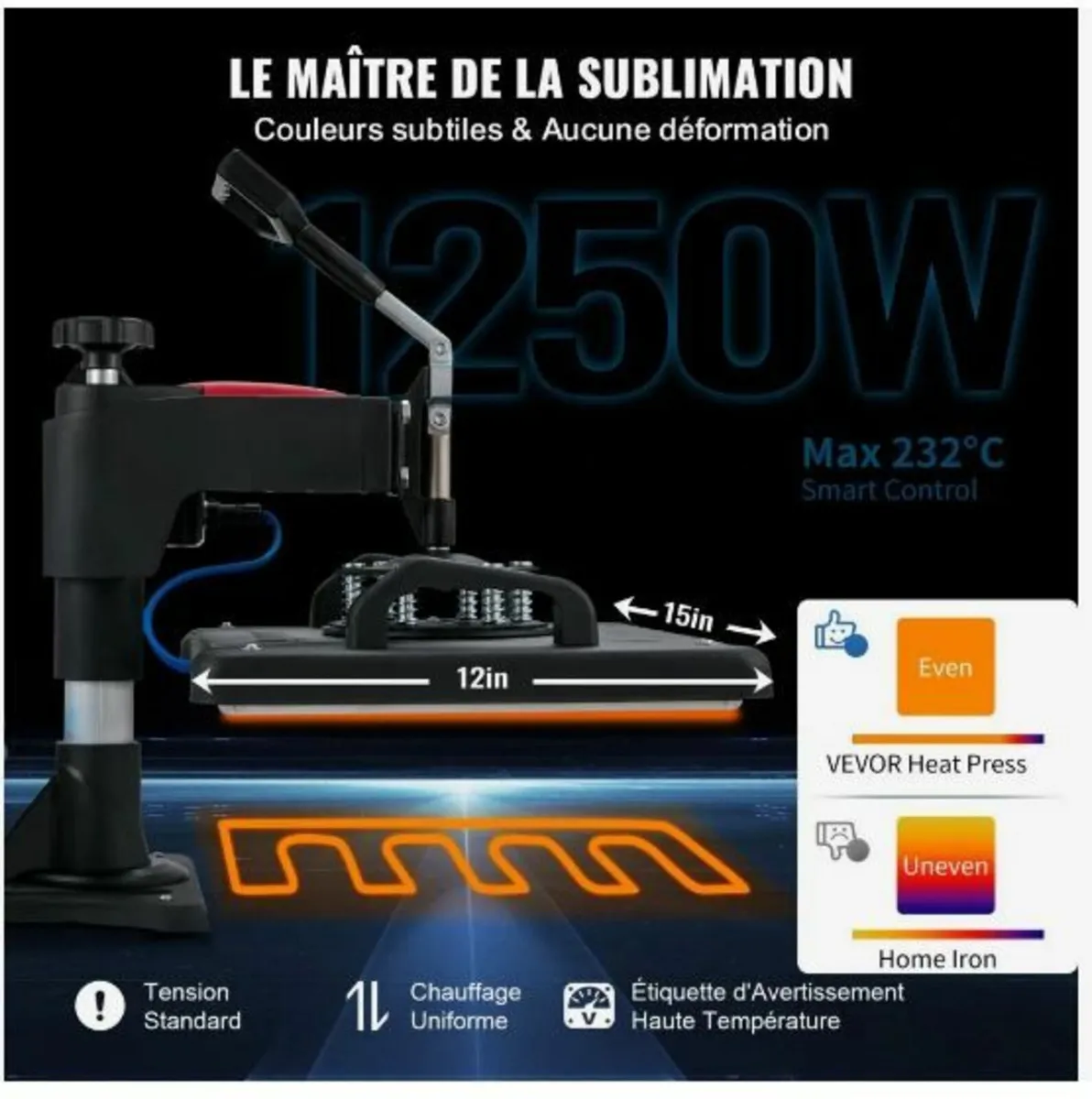 Heat Press, 5 in 1 Heat Press Machine - Image 2