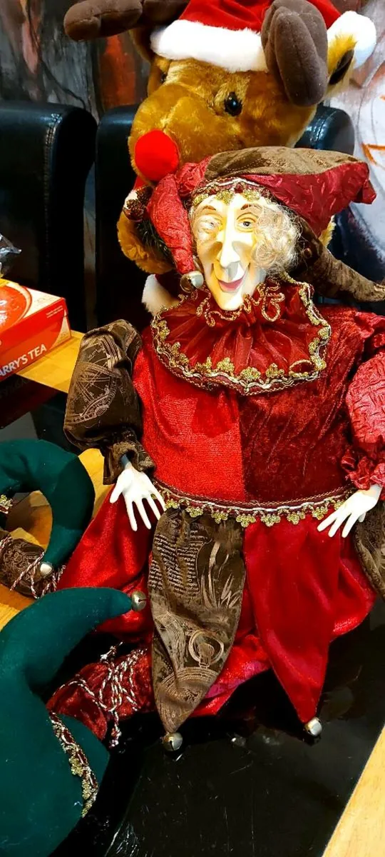Vintage Christmas  Jester - Image 1