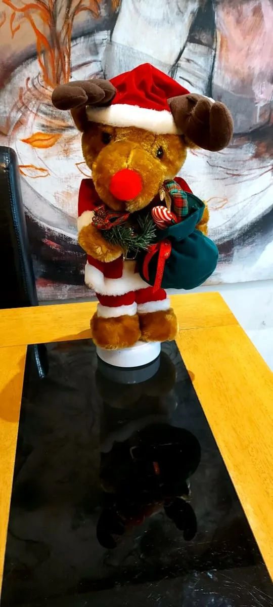 Vintage Christmas Rudolph Reindeer - Image 1